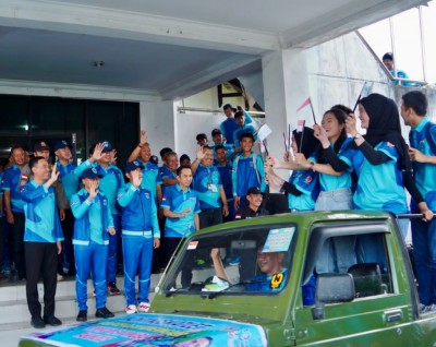 Bupati OKI Lepas 250 Atlet Menuju Porprov…