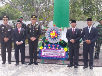 Dandim 0402/OKI, Pimpin Upacara Ziarah Nasional…