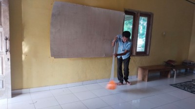Demi Kenyamanan Beribadah Satgas TMMD Kodim…