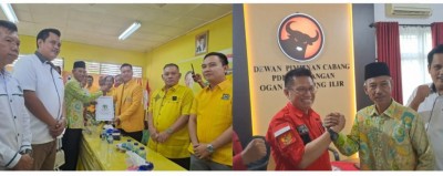 Djakfar Sodiq Sambangi Kantor Golkar dan…