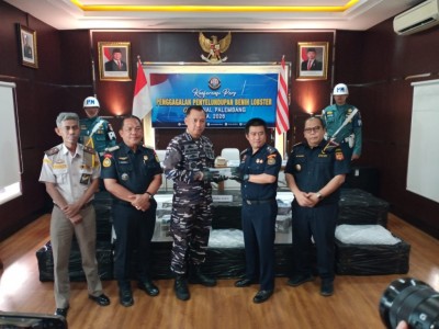 Gagalkan Penyelundupan BBL, Lanal Palembang…