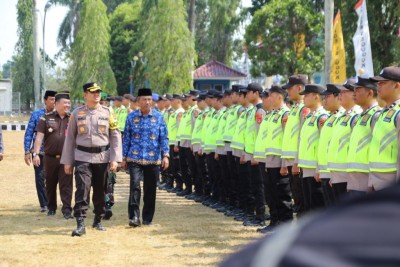 Kawal Pemilu, Polres OKI Gelar Pasukan Operasi…