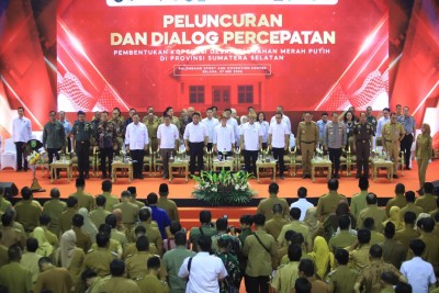 Koperasi Merah Putih Diluncurkan di Sumsel,…