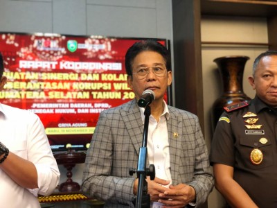 KPK Minta Sumsel Perkuat Tata Kelola untuk…