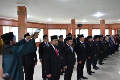 Lantik 49 Pejabat, Pj. Bupati OKI : Meritokrasi…