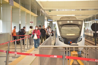 Lonjakan Penumpang LRT Palembang Capai 122…