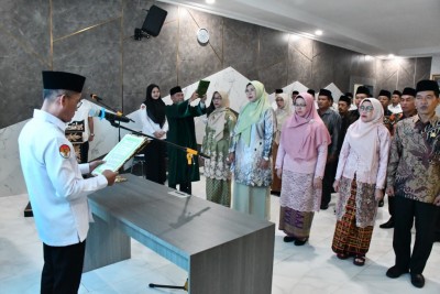 Pelantikan 14 Pejabat, Kemenag Sumsel Perkuat…