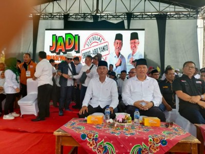 Ribuan Massa Padati Deklarasi Pasangan JADI