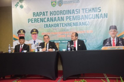 Sekda Sumsel Edward Candra. Buka Rakortekrenbang…