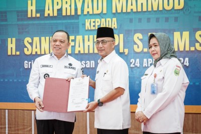 Sertijab, Apriyadi Siap dukung Penuh Pj.…