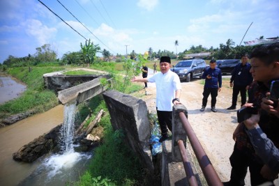 Temukan Irigasi Putus di OKU Timur, Gubernur…