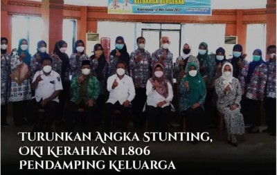 Turunkan Angka Stunting, OKI Kerahkan 1.806…