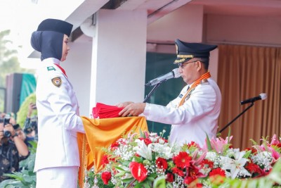 Upacara HUT RI ke - 78 di Muba Berjalan…